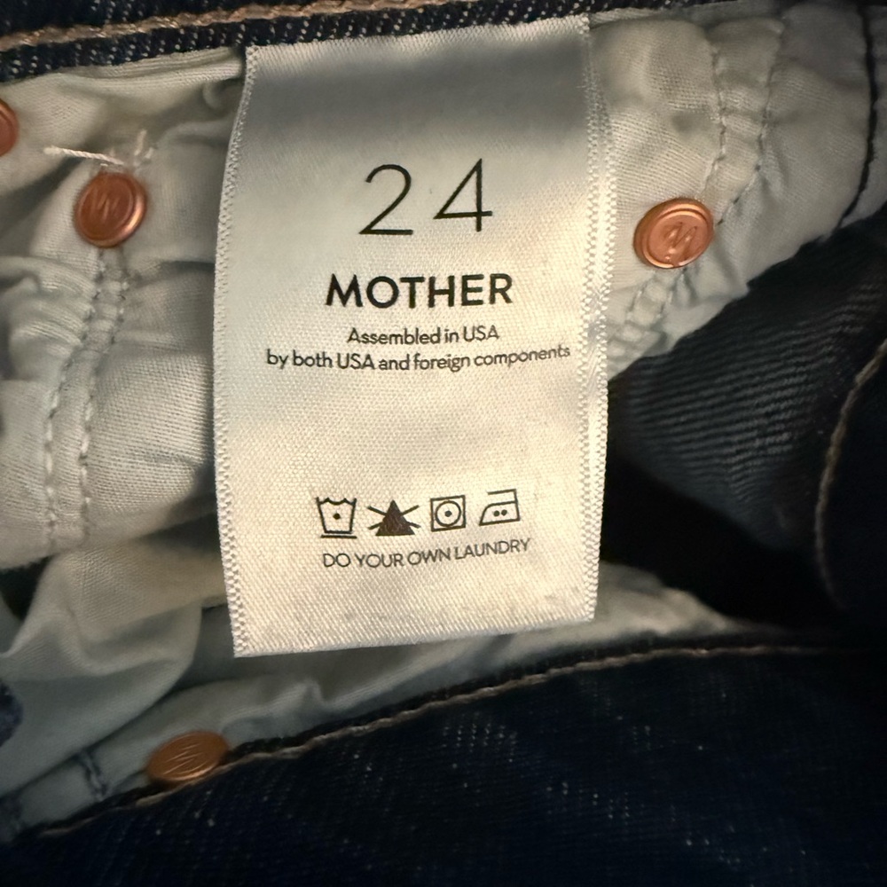 Mother Women's mid-rise Full Pipe Flood jeans NWT - Picture 6 of 10